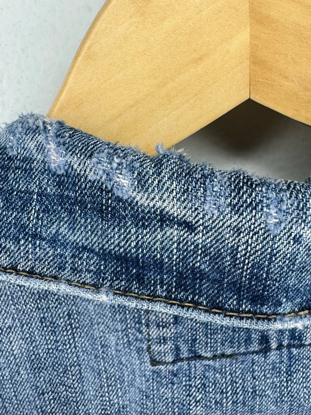 Ralph Lauren Denim & Supply Classic Jean Jacket Distressed Women’s Small Preppy - Picture 4 of 6